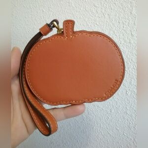 NWT Coach Pumpkin Coin Purse